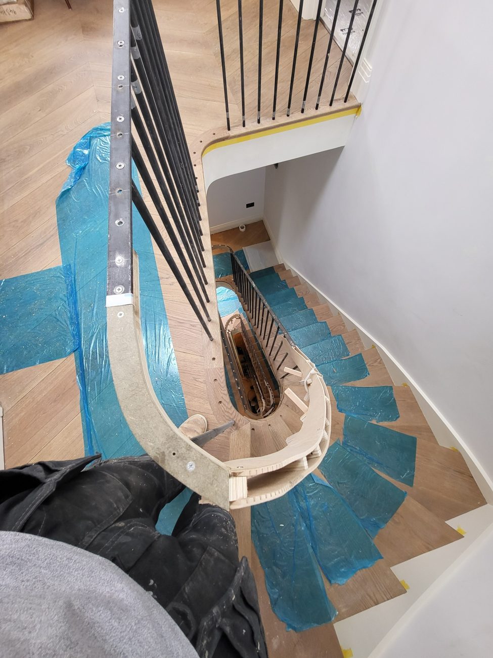 Sculptural Oak Staircase